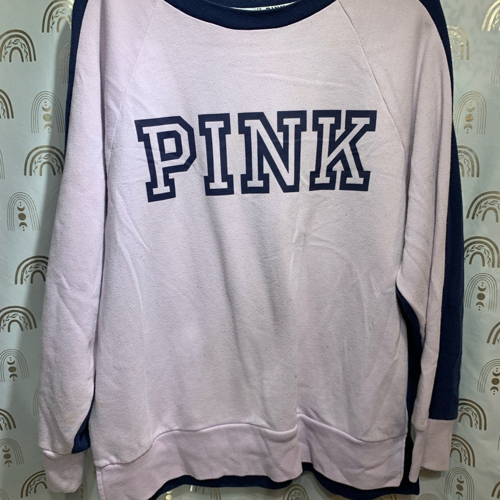 Victoria's Secret Pink and Navy Top
